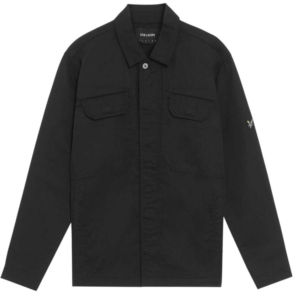 Lyle & Scott Mens Between-Season Plain Regular Jacket / Jet Black